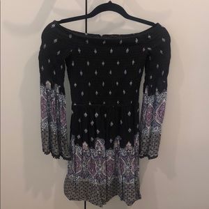 Ribbed Long-sleeve Dress